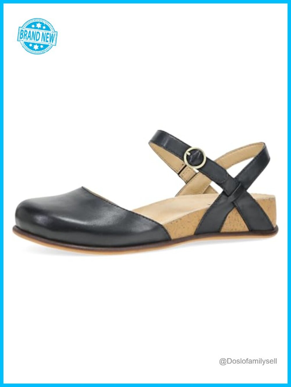 Dansko Christine Mary Jane Wedge Leather Comfort Shoe